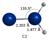 Si≡SiH2，カルボニル型構造